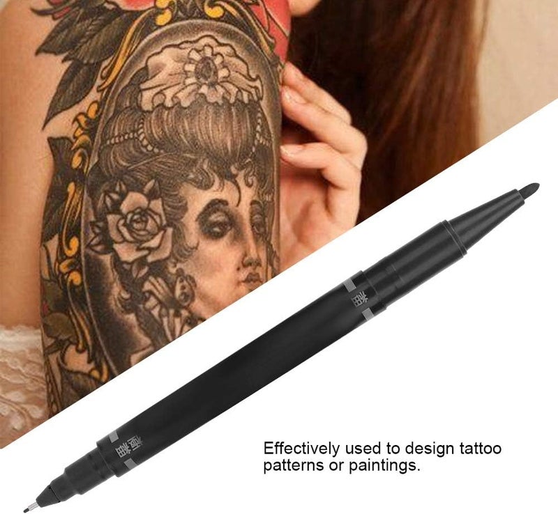 woobles Tattoo Marker, A Box Of Ten Double-Headed Cutting Pens For Tattoo Marks (#1) - Image 1